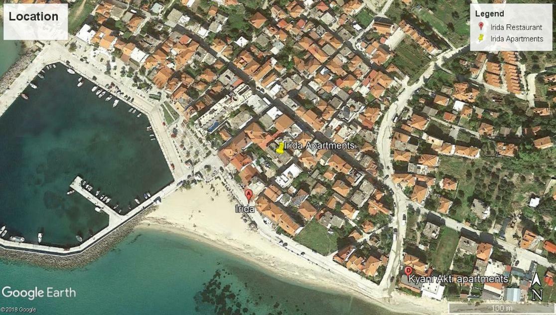 Irida Apartments Néa Skióni Eksteriør bilde
